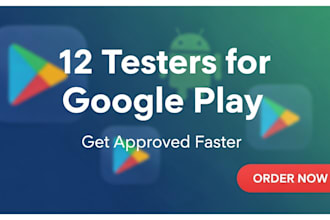 provide 20 testers for your google play closed testing for 14 days
