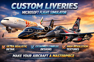 paint msfs 2020 and 2024 livery and xplane