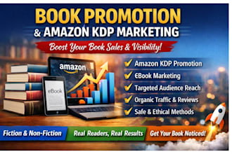 do book promotion and KDP marketing