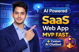 develop ai saas, ai web application and chatgpt chatbot