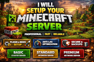 setup your minecraft gaming smp server