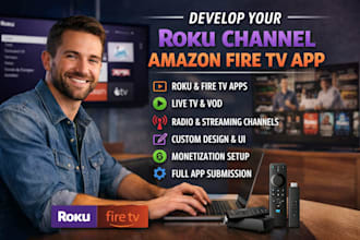 develop roku channel, roku sdk, roku app, amazon fire tv, radio tv channel
