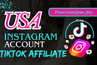 create usa instagram account usa tiktok account  and warming