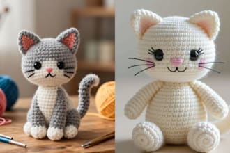 write amigurumi crochet pattern handmade plush toys stuffed animal with pictures