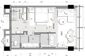 create professional hotel design, floor plan and room layout for city approval