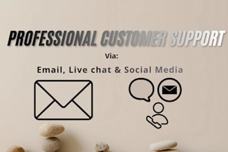 write professional customer support replies and messages
