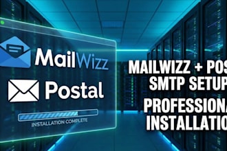 setup mailwizz email marketing system with postal or powermta