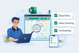clean, format and organize excel data professionally