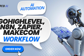setup gohighlevel, zapier, n8n ai workflow automation, n8n ai agents automation