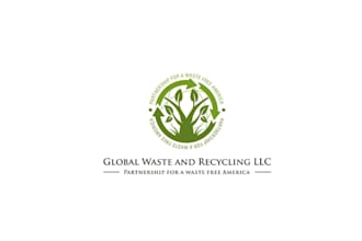 design unique post industrial recycling company logo