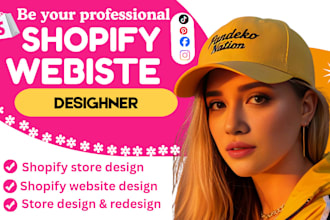 shopify store design shopify store redesign shopify store development design