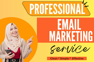 design mailchimp email template and setup  campaign