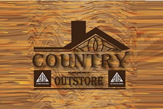 design vintage outdoor storage logo for country outstore