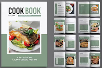 write quality cookbook recipe book, cookbook design, cookbook formatting, ebook