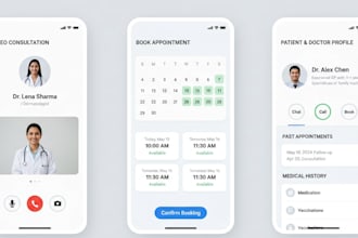 develop telemedicine app healthcare app telehealth app for web and app