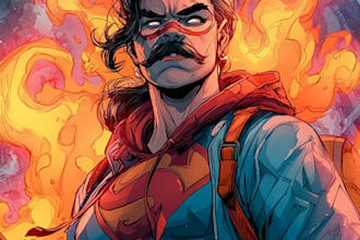 do comic book illustration graphic novel cover art cartoon
