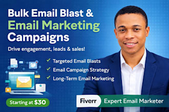 bulk email blast, email marketing and email marketing campaign