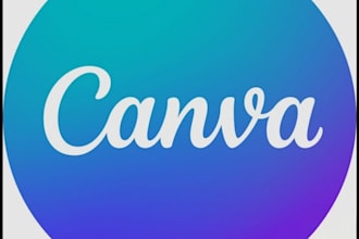 design a clean canva poster or business card