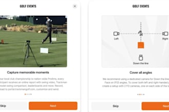 develop golf event management app, golf booking app, golf tracking app