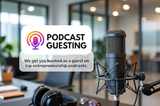 do podcast guest booking and secure high value show appearances