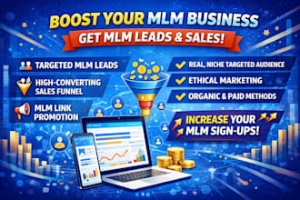 do mlm affiliate marketing, mlm sales funnel, mlm link promotion, mlm leads