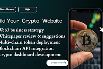 create crypto website, memecoin website, crypto token website