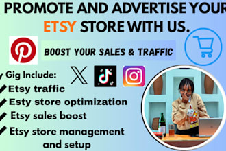 promote your etsy shop with SEO to boost etsy traffic and increase etsy sales