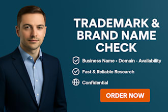 check trademark search brand name availability business name check domain check