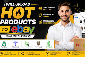 upload hot products to ebay using avasam tradelle brandsgateway topdawg eprolo