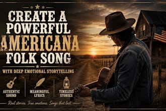 create a powerful americana folk song with deep emotional storytelling