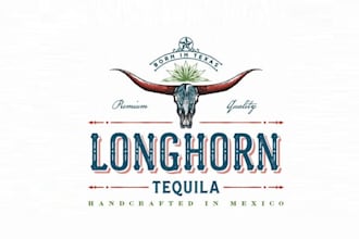 make gorgeous greatest logo for tequila in texas longhorn