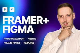 redesign and develop your website in framer