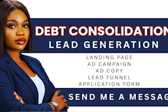 mca loan leads, debt consolidation, debt relief leads, business loan leads