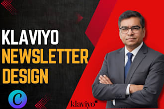 design klaviyo newsletter and professional email templates