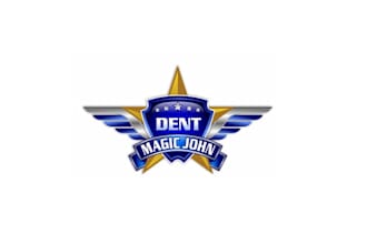 design attractive car dent magic john logo