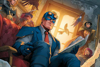 do comic book illustration graphic novel cover art cartoon