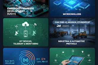 design and develop embedded system firmware