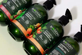 design cosmetic packaging, skincare and supplement label box design