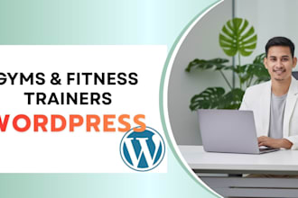 build fitness, gym vs trainer website in elementor