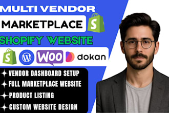 build shopify ecommerce multivendor website woocommerce multi vendor marketplace
