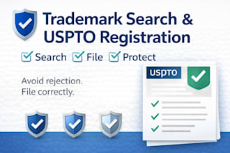 perform trademark search and trademark registration with uspto