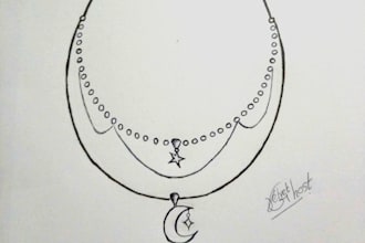 provide hand drawn custom made jewelry designs