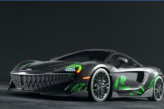 model custom 3d car with livery for assetto corsa, physics,kn5 file,keyframe rig