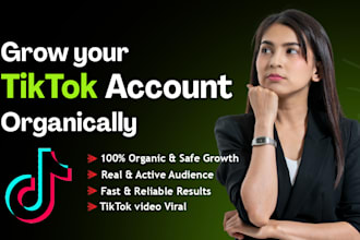 grow your tiktok with real organic engagement
