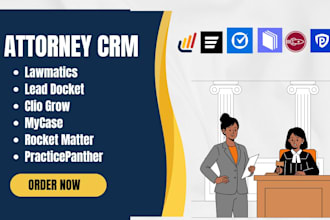 attorney CRM clio lead docket lawmatics mycase rocket matter practicepanther