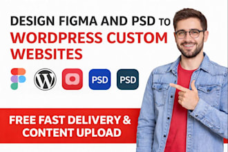 design, convert or rebuild sketch, PSD, xd, figma to wordpress using elementor