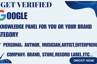 create google knowledge panel for personal and brand