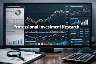 create professional investment research reports