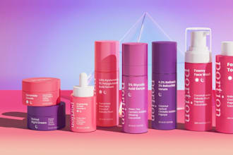 create premium label design and packaging design for skincare, cosmetic