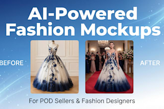 create ai images with models holding your pod product